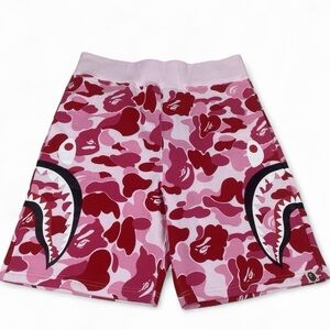A Bathing Ape Bape Pink Camo Shorts